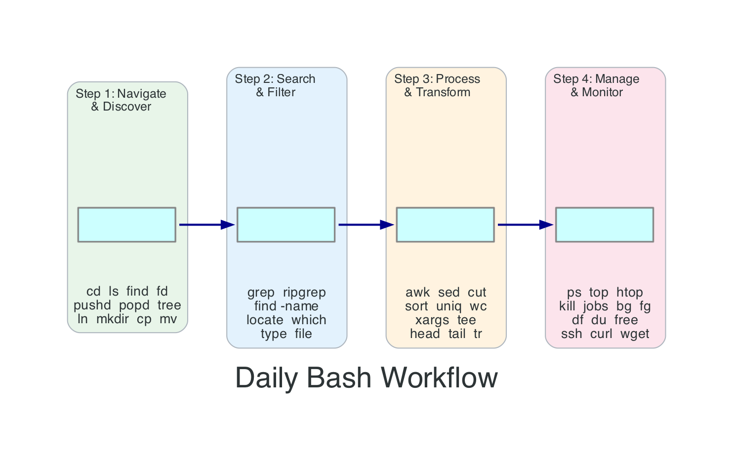 Daily Bash Workflow Daily Bash Workflow