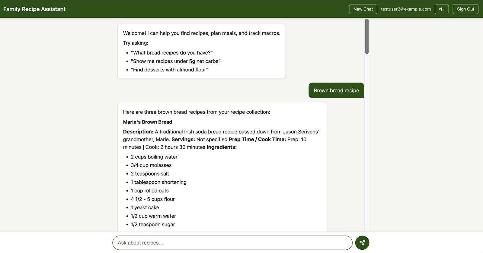 A Serverless Recipe Assistant with Bedrock AgentCore, Knowledge Bases, and S3 Vectors